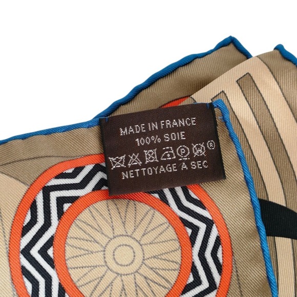 HERMES Authentic Black Silk Scarf - Picture 9 of 12